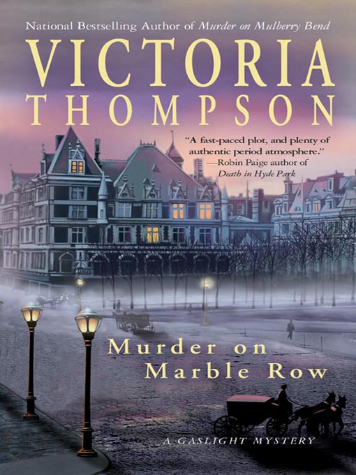Title details for Murder on Marble Row by Victoria Thompson - Wait list